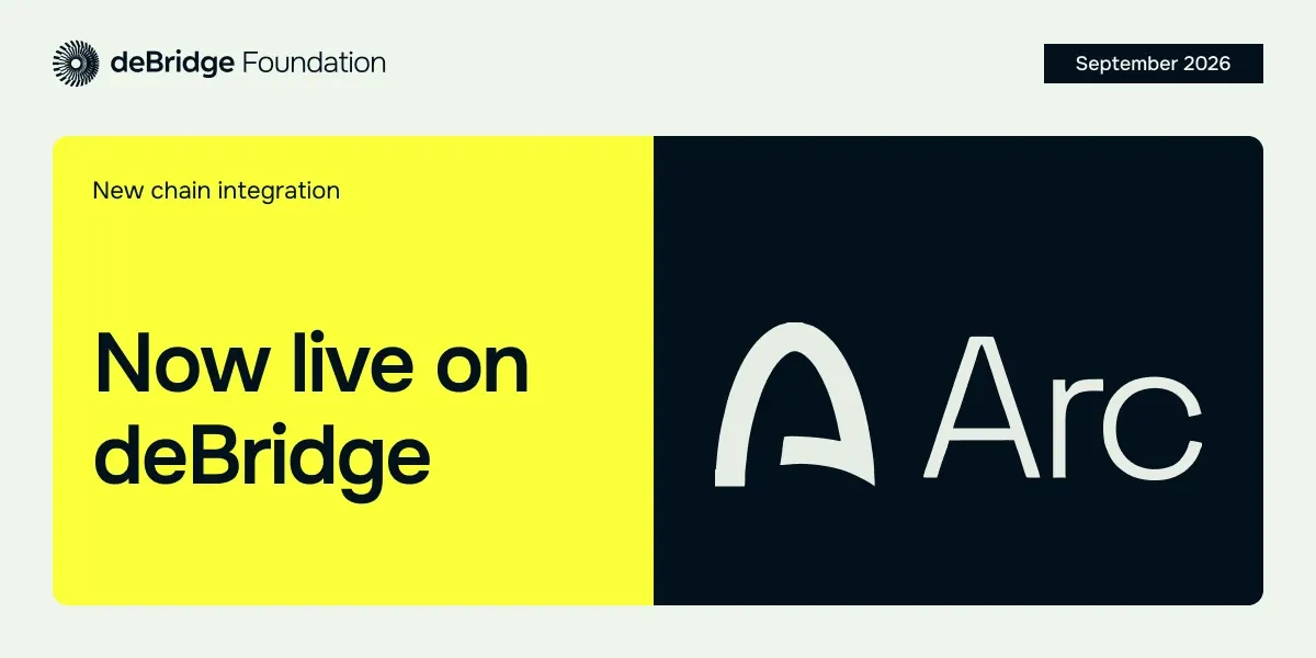 Arc live on deBridge