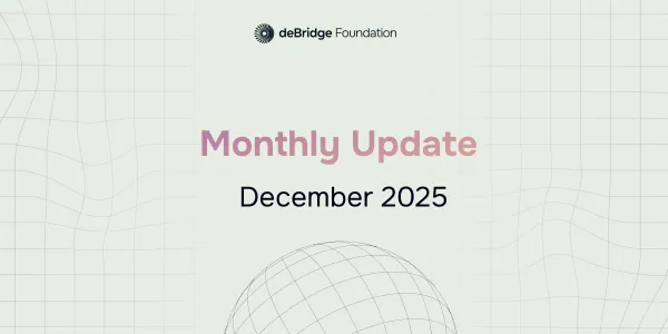 deBridge Foundation Monthly Update December Edition